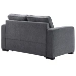 Noah Convertible Sleeper Loveseat, Gray - Image 5