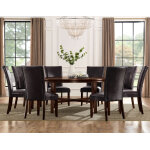 Hartford 72 Inch Table 7 Piece Set, Brown Chairs(table & 6 Side Chairs) - Image 3