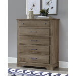 Cool Rustic Chest - 5 Drawers - Image 9