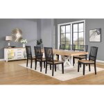 Magnolia 7-piece 72-108-inch Dining Set(table & 6 Side Chairs) - Image 3