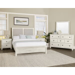 Custom Express King Upholstered Bed-pebble - Image 8