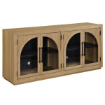 Magnolia Cathedral Doored Server, Weathered Sand - Image 4