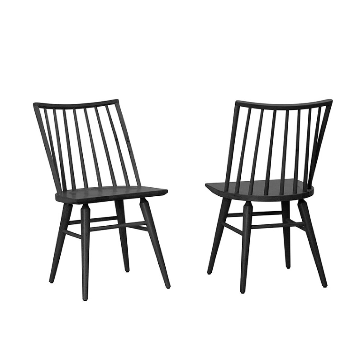 e2a376bb1458c50a9076e393c7efc429 Dovetail Dining BLACK SPINDLE SIDE CHAIR - Image 1