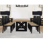 Magnolia 5-piece 72-108-inch Dining Set
