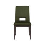 Evan 6-piece 78-96-inch Table Set With Green Velvet Chairs - Image 19