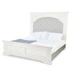 Highland Park Rail For King Orqueen Bed, Cathedral White