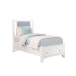 Bonanza TWIN UPHOLSTERED STORAGE BED 3/3 - BLUE