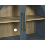 Magnolia Cathedral Doored Server, Dusty Blue Finish - Image 6