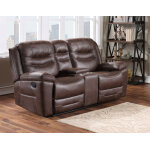 Stetson Manual Reclining Console Loveseat - Image 4