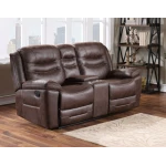 Stetson Manual Reclining Console Loveseat - Image 3