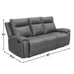 Gaston Loveseat, Manual Reclining - Image 17