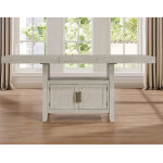 Garland 60-80″ Counter Table With 20″ Leaf, Greige Finish - Image 5