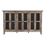 Rustic Shores 6 Door Accent Cabinet