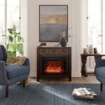 Fairview Oak 32" Fireplace - Image 4