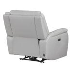Alexandria Leather Power Recliner, Stone - Image 10