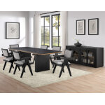 Magnolia 80-96″ Table 5-piece Arm Chair Dining Set - Image 3