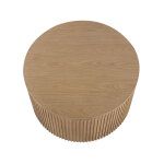 Colvin, 36″ Round Cocktail Table, Castered, Toffee - Image 6