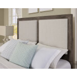 Custom Express Cal King Upholstered Bed-pebble - Image 3