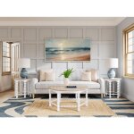 Round Spindle End Table