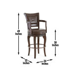 Antoinette 30″ Bar Stool,swivel - Image 10