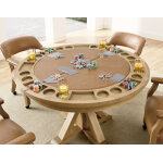 Rylie 6-piece Game Dining Set, Natural Finish - Image 5