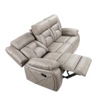 Tyson Sofa, Manual Reclining, Drop-down Console And Power Strip, Glider - Image 13