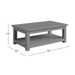 Reclamation Salvaged Wood Rectangle Coffee Table - Image 12