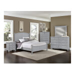 Bonanza Queen & King Poster Bed - Grey Finish - BB26-557-755-922, BB26-667-766-922-MS1 - Image 4