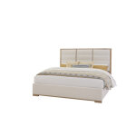 Crafted Oak by Ben & Erin Napier Erin's Upholstered Bed - Oatmeal Fabric