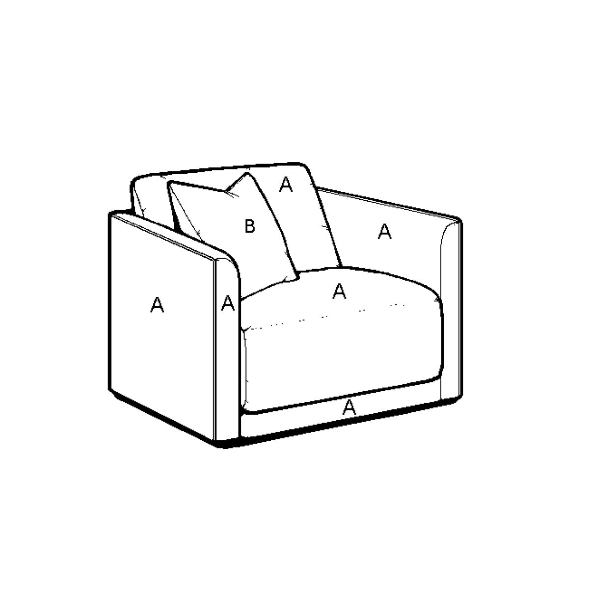 f8c3c1f6e29d53e4ef6376796a2eee37 2115-45 Chair and a Half - Image 1