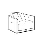 2115-45 Chair and a Half