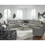 Social Club Power Headrest Chair & 1/2 Recliner - Image 5