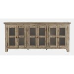 Rustic Shores 6 Door Low Accent Cabinet