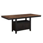 Bermuda 60-80″ Storage Counter Table With 20″ Leaf - Image 9