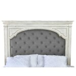 Highland Park King Headboard, Cathedral White