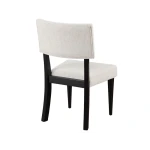 Colvin 5-piece 52″ Round White Marble Dining Set, Black Finish - Image 13