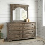 Highland Park Dresser/mirror, Waxed Driftwood - Image 3