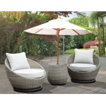 Adeline Patio 3-pack(round Side Table & 2 Swivel Accent Chairs) - Image 11