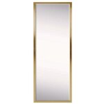 Agra Floor Mirror Brass 24 x 72 inch
