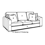 R018 Sofa 103in