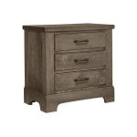 Cool Rustic Nightstand - 3 Drawers