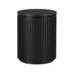 Colvin, 18″ Round End Table, Black - Image 4
