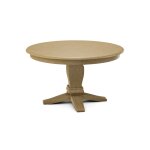 Build Your Own Pedestal Table w/ 52" Round Tabletop w/Reverse Bevel Edge - Image 4