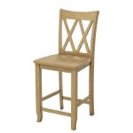 24'' Double XX Back Counter Stool - Image 8