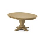 Build Your Own Pedestal Table w/ 48" x 66" Butterfly Leaf Extension Tabletop w/Half Bullnose Edge - Image 19