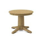 Build Your Own Pedestal Table w/ 30"H Transitional Pedestal for Solid Tops - Image 16