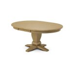 Build Your Own Pedestal Table w/ 48" x 66" Butterfly Leaf Extension Tabletop w/Half Bullnose Edge - Image 16