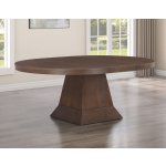 Vaughn 5-piece 60-96″ W/2-18 Leaves Dining Set, Coffee & Black Finish - Image 28