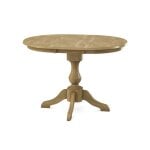 Build Your Own Pedestal Table w/ 36 x 48" Extension Tabletop w/Half Bullnose Edge - Image 6