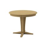Build Your Own Pedestal Table w/ 30"H Verano Pedestal for Solid Tops - Image 10